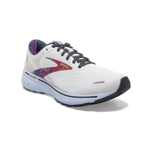 Brooks Ghost 14 Women's Road Running Shoes White / Multicolor | USA-628193