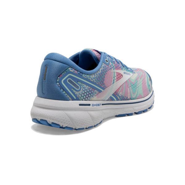 Brooks Ghost 14 Women's Road Running Shoes Blue / Pink / White | USA-782951