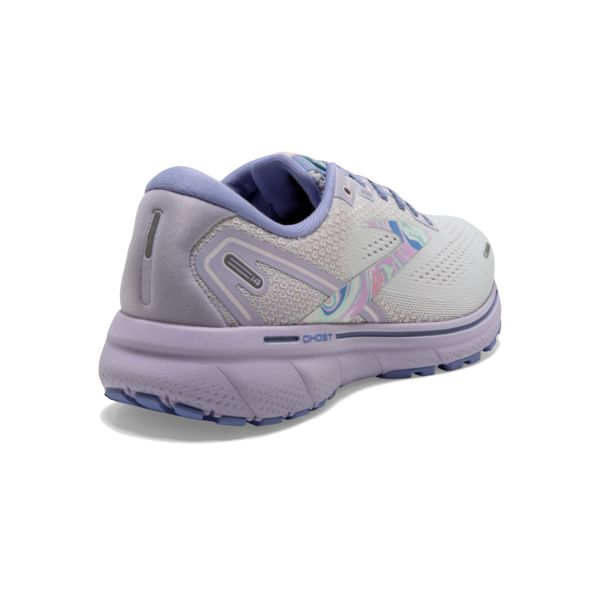 Brooks Ghost 14 Women's Road Running Shoes White / Purple / Pink | USA-796042