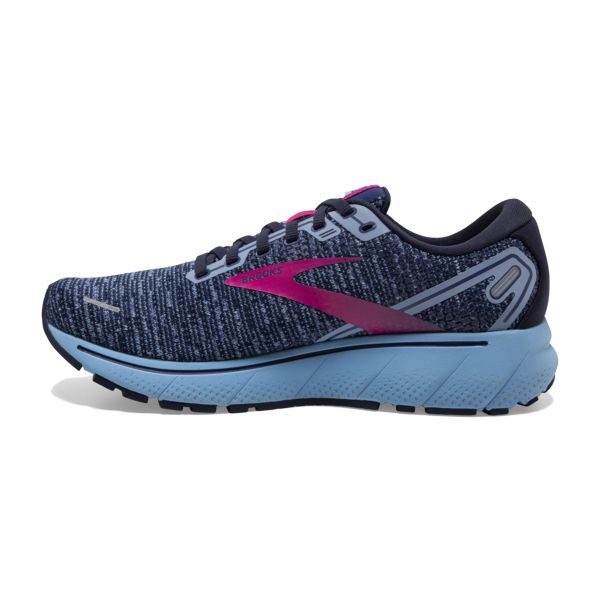 Brooks Ghost 14 Women's Road Running Shoes Blue / Red | USA-92861