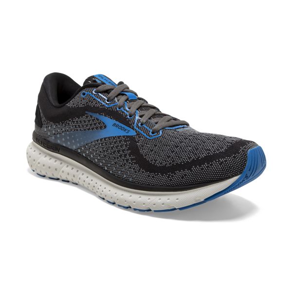 Brooks Glycerin 18 Men's Road Running Shoes Grey / Blue / White | USA-694587