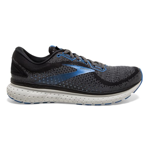 Brooks Glycerin 18 Men\'s Road Running Shoes Grey / Blue / White | USA-694587