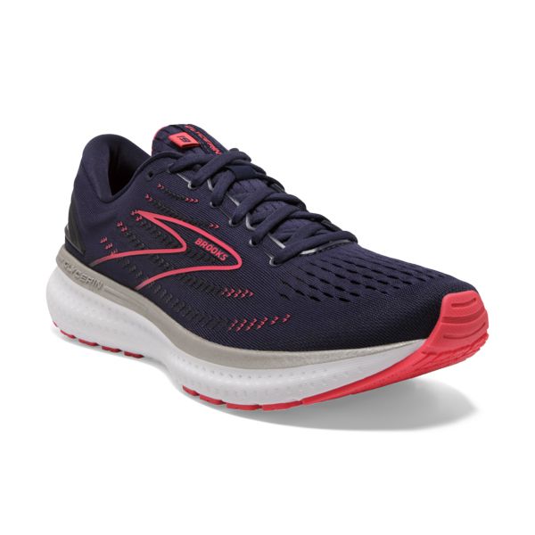 Brooks Glycerin 19 Women's Road Running Shoes Navy / Pink / White | USA-142790