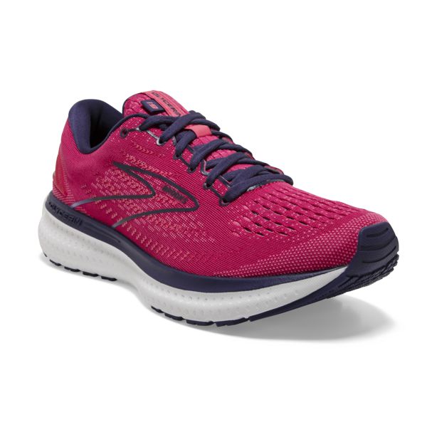 Brooks Glycerin 19 Women's Road Running Shoes Red / Purple / White | USA-178593