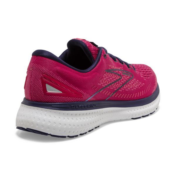 Brooks Glycerin 19 Women's Road Running Shoes Red / Purple / White | USA-178593