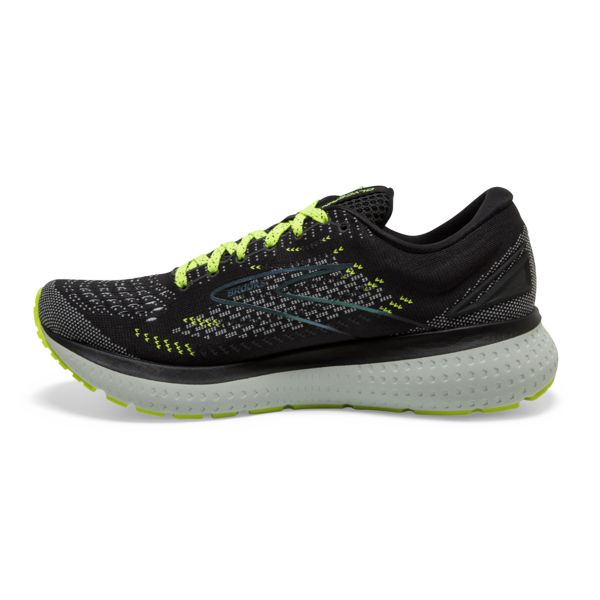 Brooks Glycerin 19 Women's Road Running Shoes Black / Yellow / Grey | USA-258903