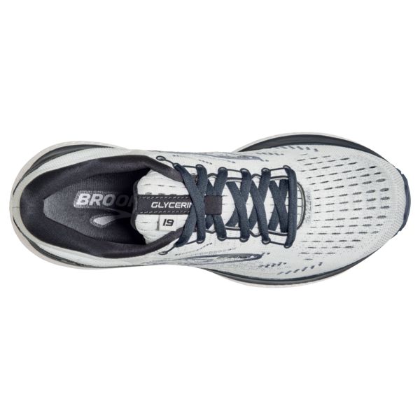 Brooks Glycerin 19 Women's Road Running Shoes Grey / White | USA-306859