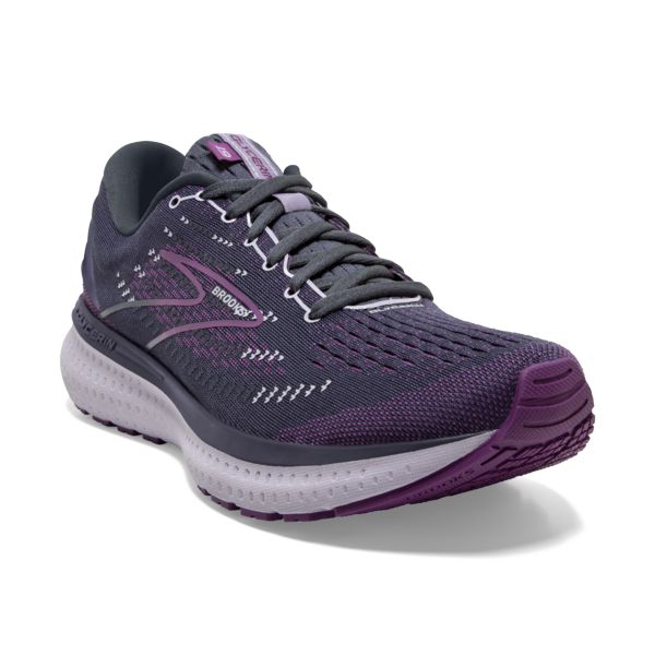 Brooks Glycerin 19 Women's Road Running Shoes Purple / Black / White | USA-516284