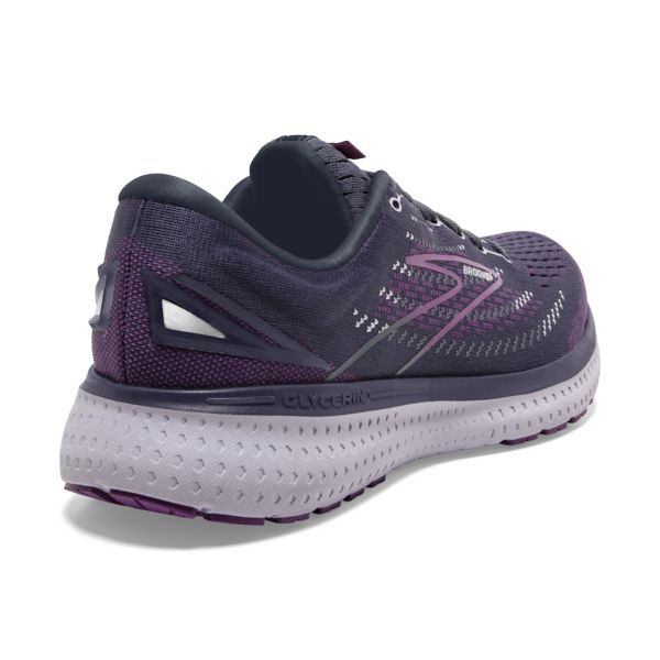 Brooks Glycerin 19 Women's Road Running Shoes Purple / Black / White | USA-516284