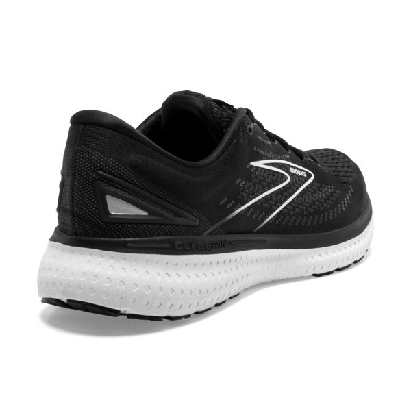 Brooks Glycerin 19 Women's Road Running Shoes Black / White | USA-850947