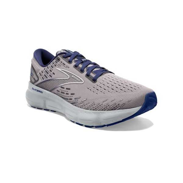 Brooks Glycerin 20 Men's Road Running Shoes Grey / Blue | USA-420319