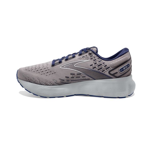 Brooks Glycerin 20 Men's Road Running Shoes Grey / Blue | USA-420319