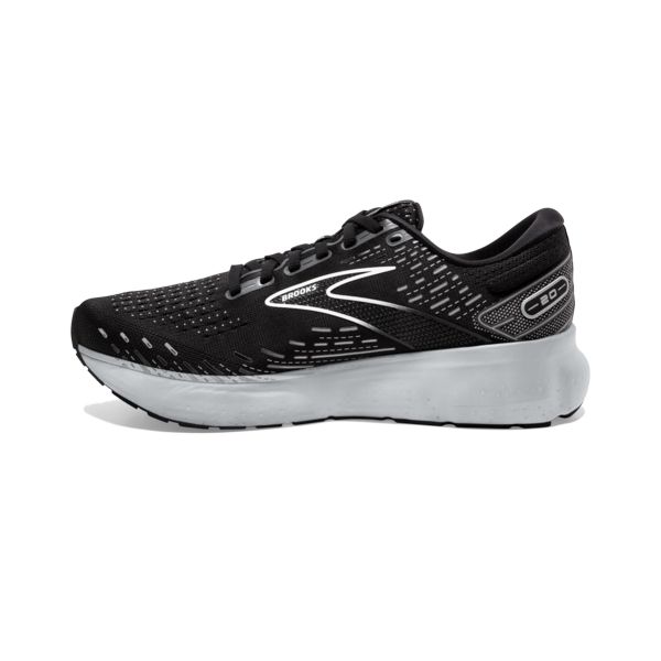 Brooks Glycerin 20 Men's Road Running Shoes Black / White / Grey | USA-716053