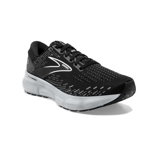 Brooks Glycerin 20 Women's Road Running Shoes Black / White / Grey | USA-172564