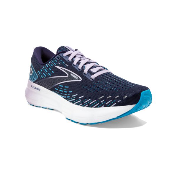 Brooks Glycerin 20 Women's Road Running Shoes Navy / Blue / White | USA-263874