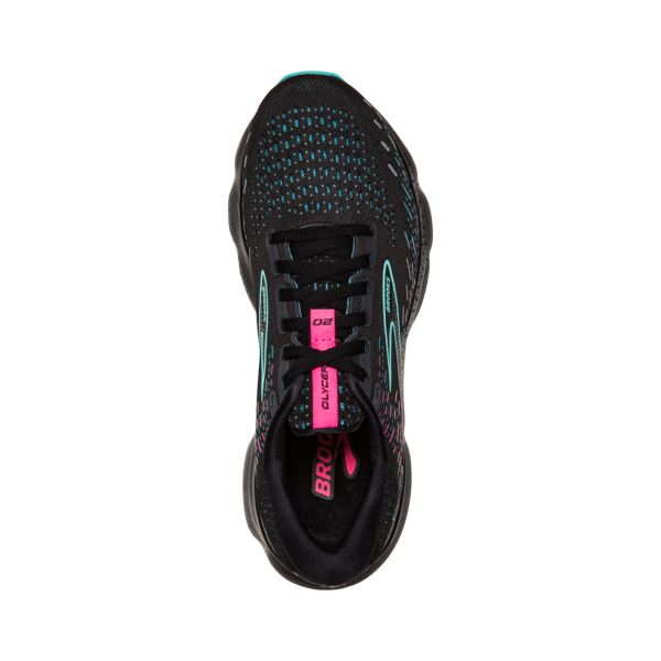 Brooks Glycerin 20 Women's Road Running Shoes Black / Pink / Green | USA-487250