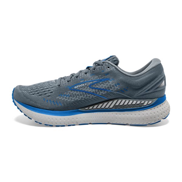 Brooks Glycerin GTS 19 Men's Road Running Shoes Grey / Blue / White | USA-241087