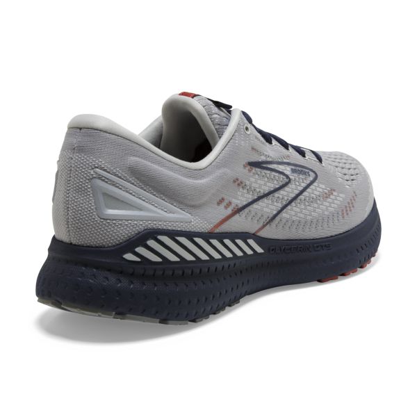 Brooks Glycerin GTS 19 Men's Road Running Shoes Grey / Navy / Brown | USA-971280