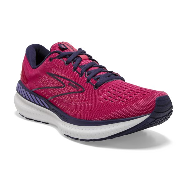 Brooks Glycerin GTS 19 Women's Road Running Shoes Red / Purple / White | USA-870924