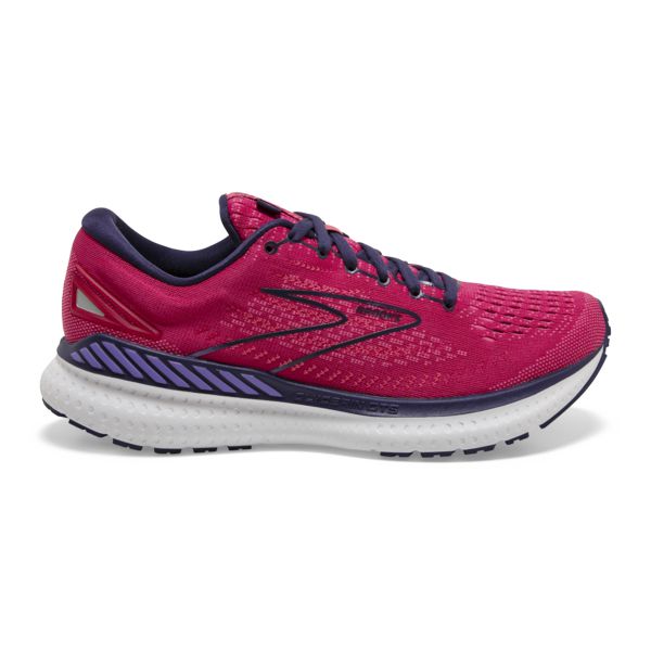 Brooks Glycerin GTS 19 Women\'s Road Running Shoes Red / Purple / White | USA-870924