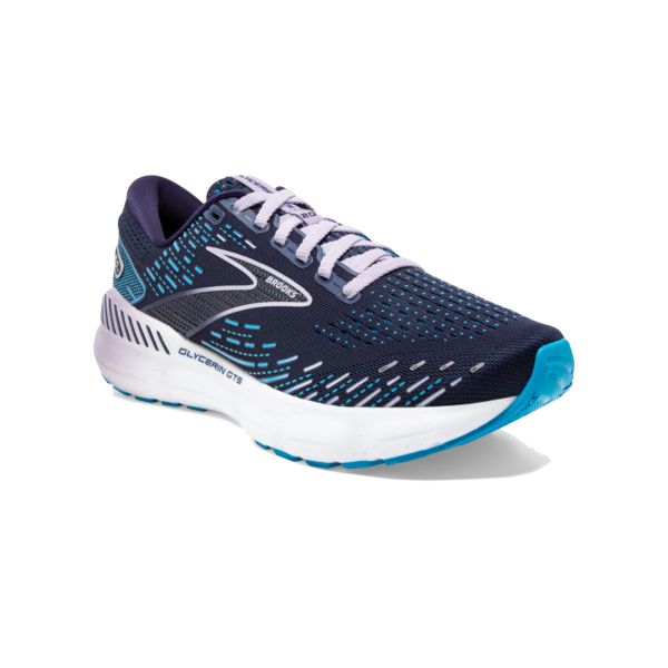 Brooks Glycerin GTS 20 Women's Road Running Shoes Navy / Blue / White | USA-54283