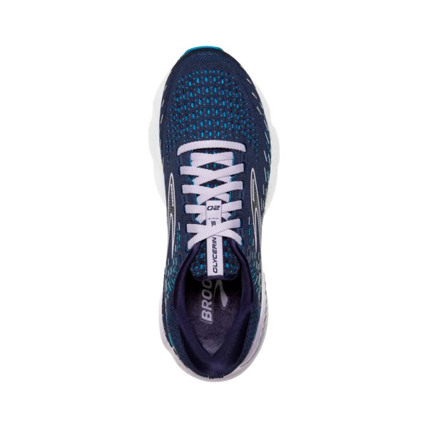 Brooks Glycerin GTS 20 Women's Road Running Shoes Navy / Blue / White | USA-54283