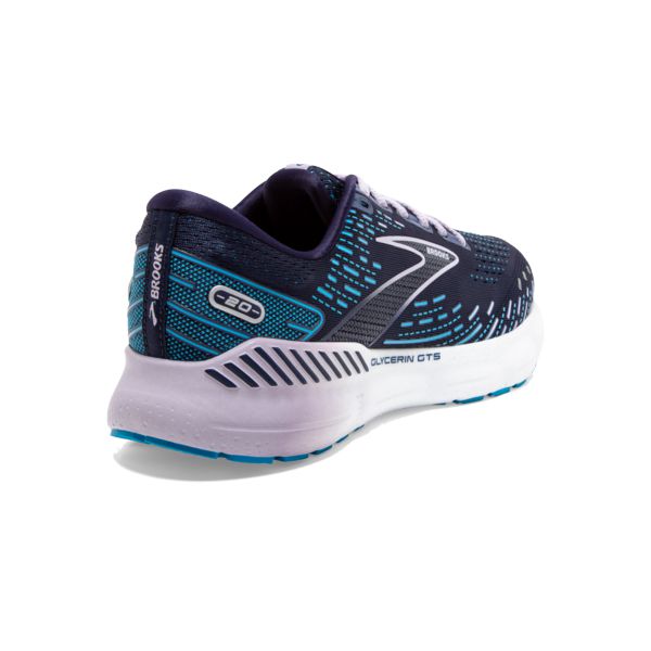 Brooks Glycerin GTS 20 Women's Road Running Shoes Navy / Blue / White | USA-54283