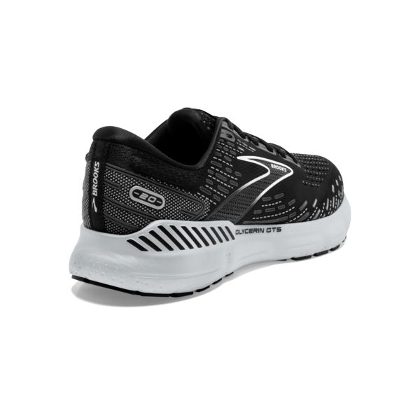 Brooks Glycerin GTS 20 Women's Road Running Shoes Black / White / Grey | USA-76419