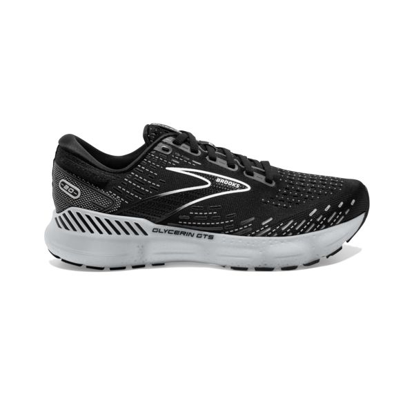 Brooks Glycerin GTS 20 Women\'s Road Running Shoes Black / White / Grey | USA-76419