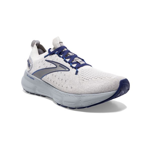 Brooks Glycerin StealthFit 20 Men's Road Running Shoes Grey / Blue | USA-164937