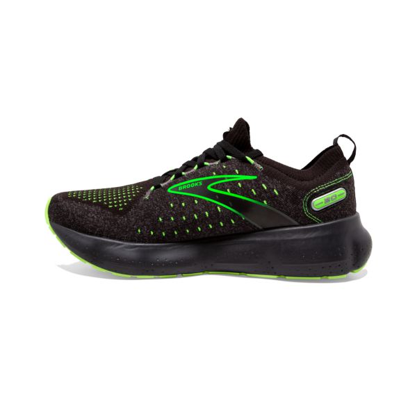 Brooks Glycerin StealthFit 20 Men's Road Running Shoes Black / Green | USA-510894