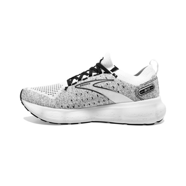 Brooks Glycerin StealthFit 20 Men's Road Running Shoes White / Grey / Black | USA-720395