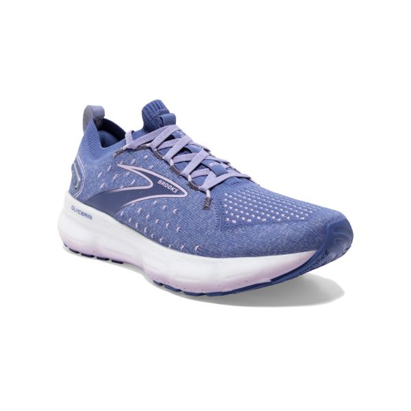 Brooks Glycerin StealthFit 20 Women's Road Running Shoes Blue / White | USA-823650