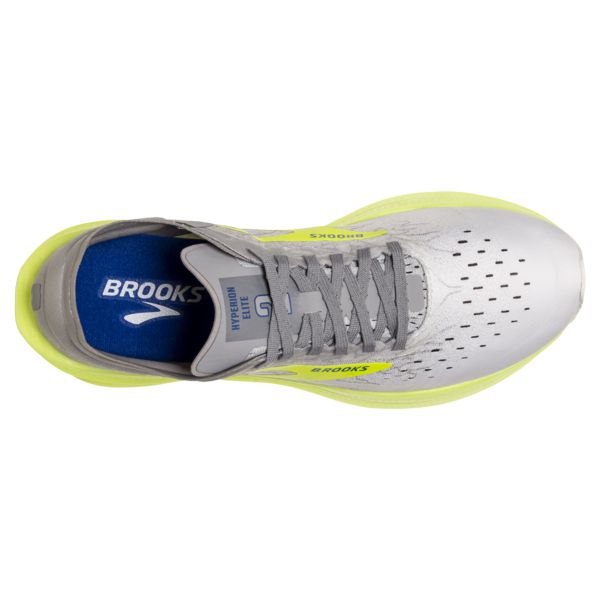 Brooks Hyperion Elite 2 Men's Road Running Shoes White / Silver / Yellow | USA-142058