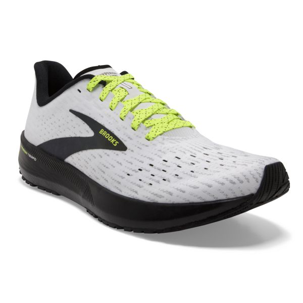 Brooks Hyperion Tempo Men's Road Running Shoes White / Yellow / Black | USA-250631