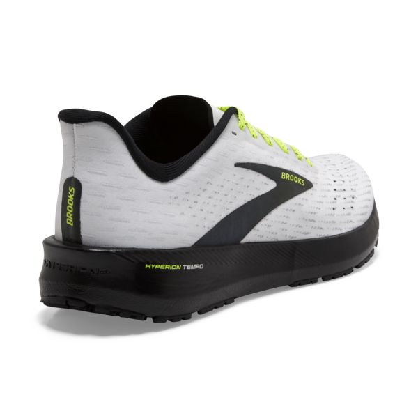 Brooks Hyperion Tempo Men's Road Running Shoes White / Yellow / Black | USA-250631