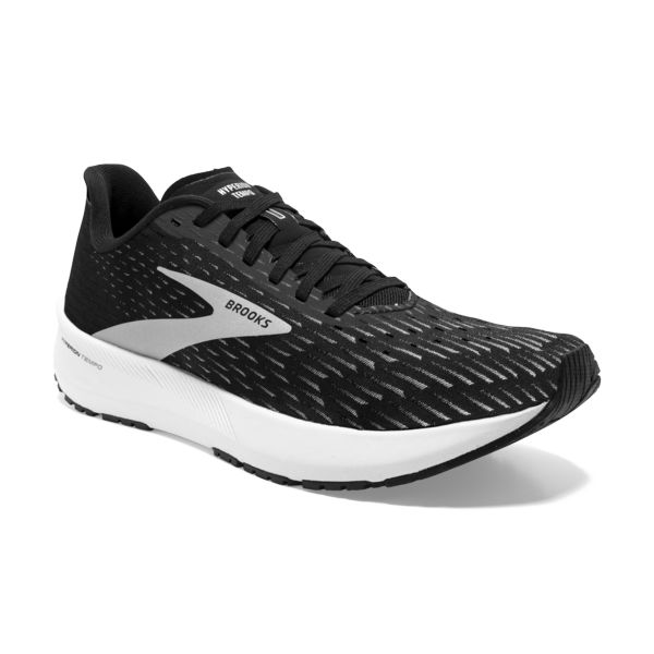 Brooks Hyperion Tempo Men's Road Running Shoes Black / Silver / White | USA-420869