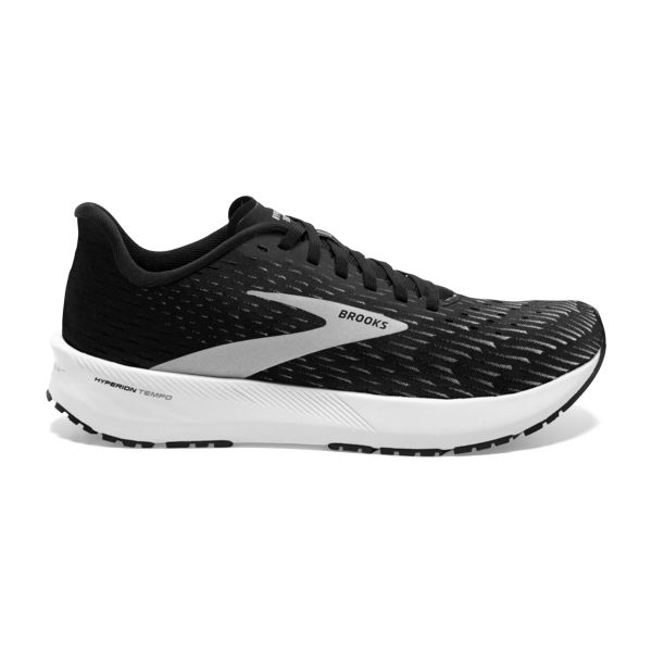 Brooks Hyperion Tempo Men\'s Road Running Shoes Black / Silver / White | USA-420869