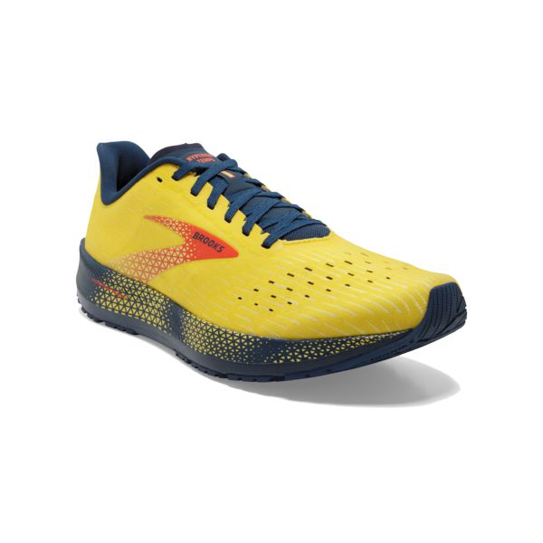 Brooks Hyperion Tempo Men's Road Running Shoes Yellow / Blue / Red | USA-716253