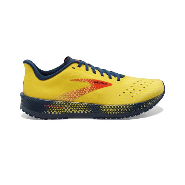 Brooks Hyperion Tempo Men\'s Road Running Shoes Yellow / Blue / Red | USA-716253