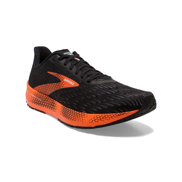 Brooks Hyperion Tempo Men's Road Running Shoes Black / Orange | USA-81349