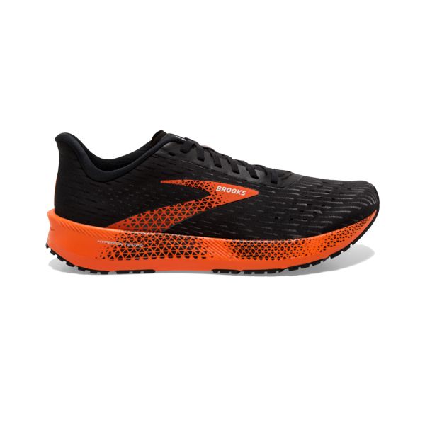 Brooks Hyperion Tempo Men\'s Road Running Shoes Black / Orange | USA-81349