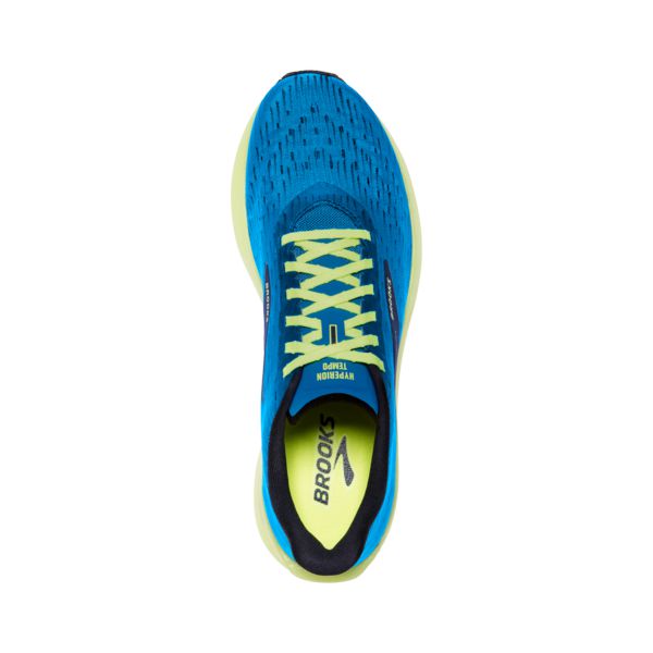 Brooks Hyperion Tempo Men's Road Running Shoes Blue / Black / Yellow | USA-861927