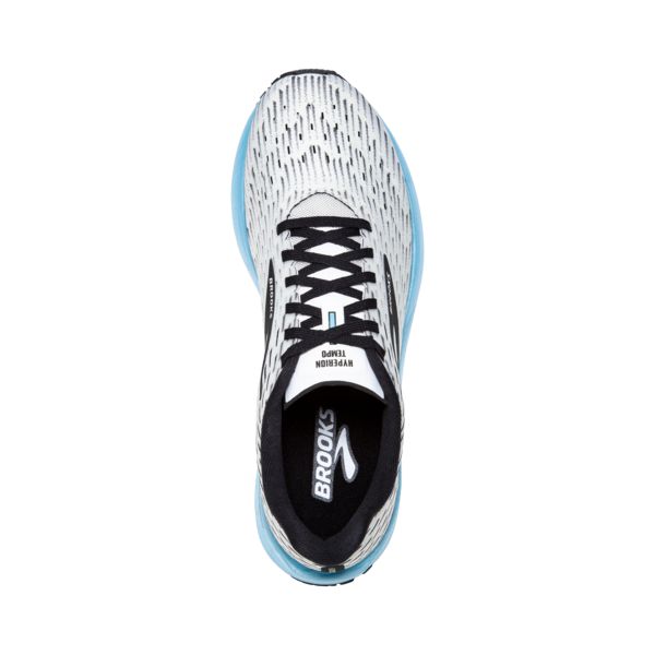 Brooks Hyperion Tempo Men's Road Running Shoes White / Black / Blue | USA-941623