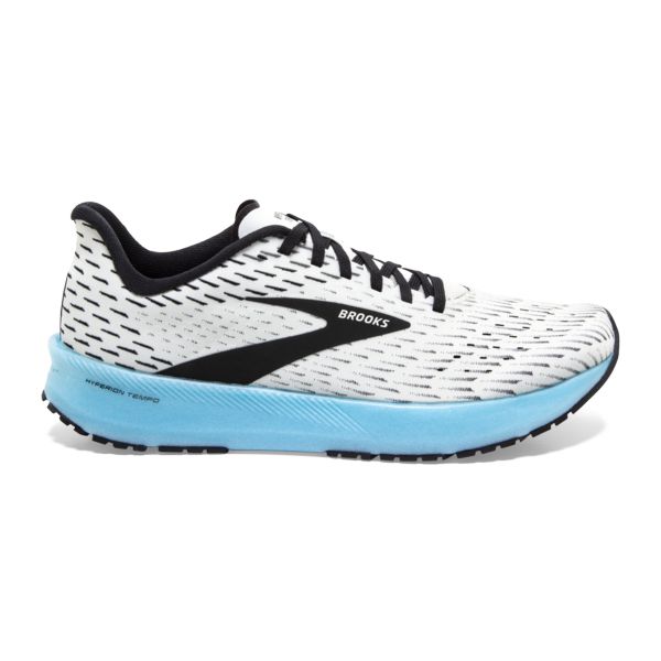 Brooks Hyperion Tempo Men\'s Road Running Shoes White / Black / Blue | USA-941623