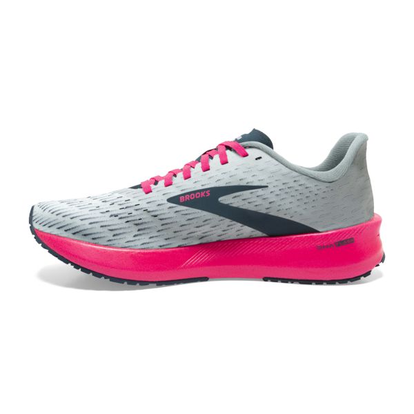 Brooks Hyperion Tempo Women's Road Running Shoes Grey / Navy / Pink | USA-106794