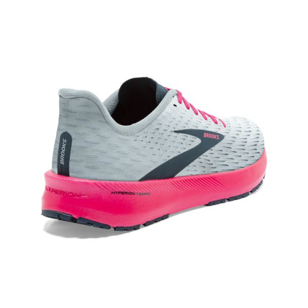 Brooks Hyperion Tempo Women's Road Running Shoes Grey / Navy / Pink | USA-106794