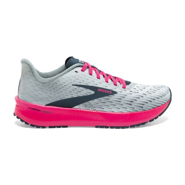 Brooks Hyperion Tempo Women\'s Road Running Shoes Grey / Navy / Pink | USA-106794