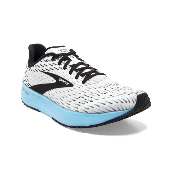 Brooks Hyperion Tempo Women's Road Running Shoes White / Black / Blue | USA-813259