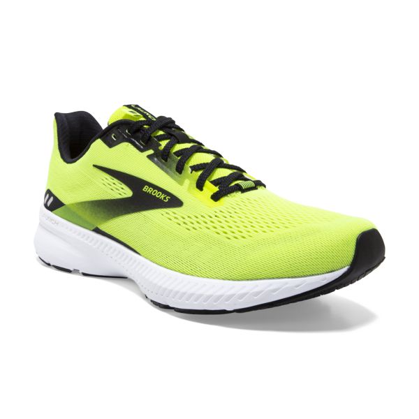 Brooks Launch 8 Men's Road Running Shoes Yellow / Black / White | USA-348057